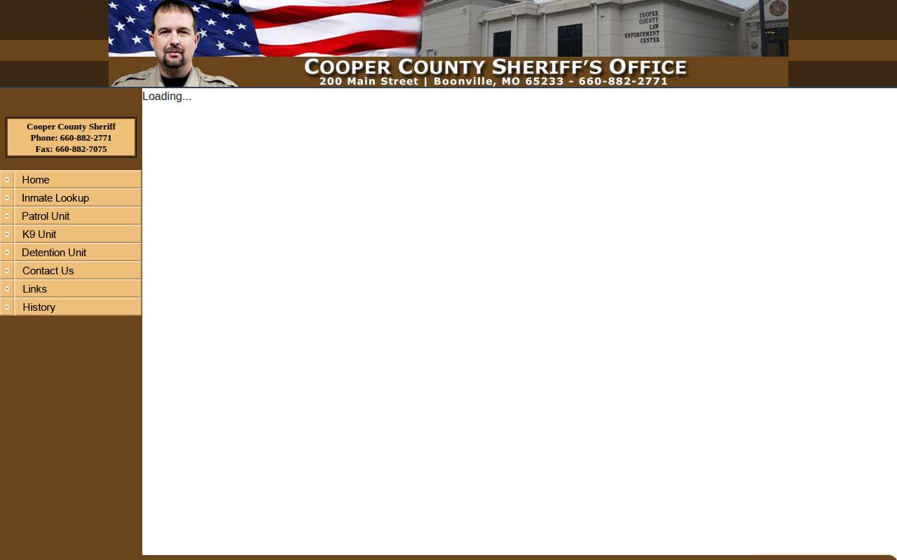 Cooper County released inmate search current roster wrapper